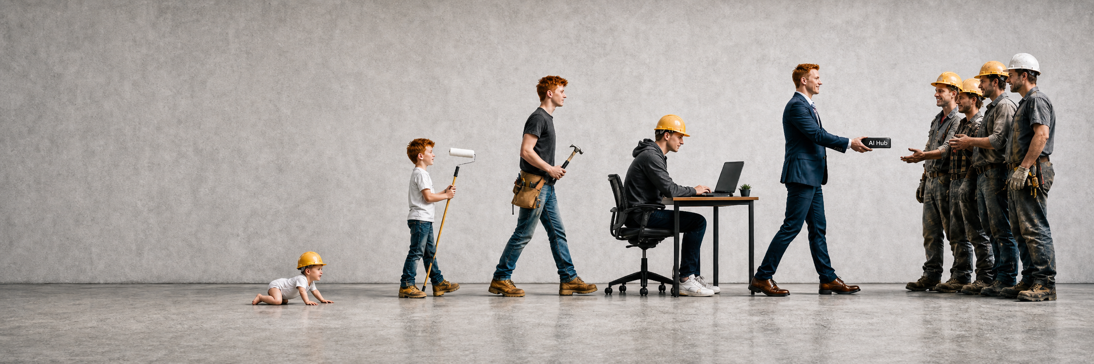 Evolution of the trades shop — from paper schedules to the Dino AI Hub AI hub
