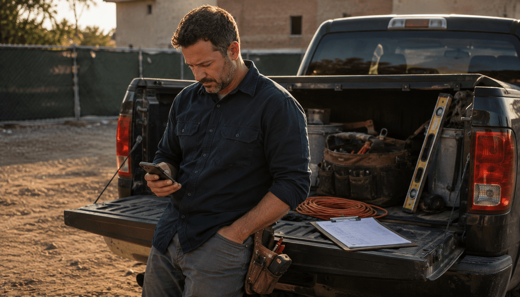 A business out in the field